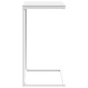 Table d'appoint Blanc 55x35x66 cm Bois d'ingénierie 581456581456