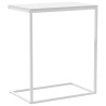 Table d'appoint Blanc 55x35x66 cm Bois d'ingénierie 581456581456