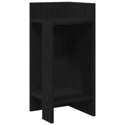 Table d'appoint avec étagère noir 25,5x27x60 cm 581458581458