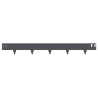 Bordure de Pelouse 20 pcs 100 x 12 cm Acier Anthracite 581460581460