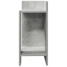 Table d'appoint avec étagère gris béton 25,5x27x60 cm 581462581462