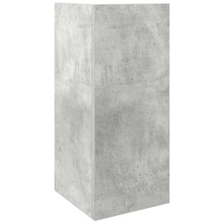 Table d'appoint avec étagère gris béton 25,5x27x60 cm 581462581462