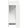 Table d'appoint avec étagère blanc 25,5x27x60 cm 581463581463
