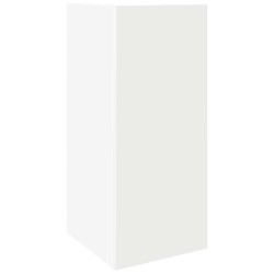 Table d'appoint avec étagère blanc 25,5x27x60 cm 581463581463