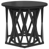 Table d'appoint 2 pcs Chêne noir Bois d'ingénierie et acier 581464581464