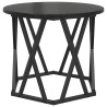 Table d'appoint 2 pcs Chêne noir Bois d'ingénierie et acier 581464581464