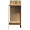 Table d'appoint avec étagère chêne artisanal 25,5x27x60 cm 581466581466