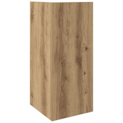 Table d'appoint avec étagère chêne artisanal 25,5x27x60 cm 581466581466