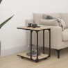 Table d'appoint à roues Chêne sonoma 50x35x55,5 cm 581467581467