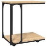 Table d'appoint à roues Chêne sonoma 50x35x55,5 cm 581467581467