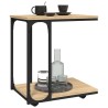 Table d'appoint à roues Chêne sonoma 50x35x55,5 cm 581467581467
