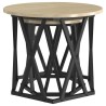 Table d'appoint 2 pcs Chêne Sonoma Bois d'ingénierie et acier 581469581469