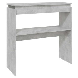 Table console Gris béton 80x30x80 cm Aggloméré 581471581471