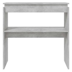 Table console Gris béton 80x30x80 cm Aggloméré 581471581471