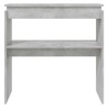 Table console Gris béton 80x30x80 cm Aggloméré 581471581471