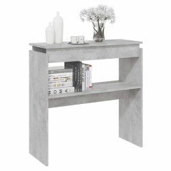 Table console Gris béton 80x30x80 cm Aggloméré 581471581471