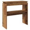 Table console vieux bois 80 x 30 x 80 cm bois d'ingénierie 581472581472