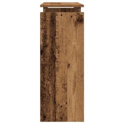 Table console vieux bois 80 x 30 x 80 cm bois d'ingénierie 581472581472
