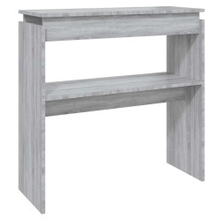 Table console Sonoma gris 80x30x80 cm Bois d'ingénierie 581473581473