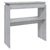 Table console Sonoma gris 80x30x80 cm Bois d'ingénierie 581473581473