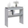 Table console Sonoma gris 80x30x80 cm Bois d'ingénierie 581473581473