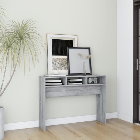 Table console Sonoma gris 105x30x80 cm Bois d'ingénierie 581474581474