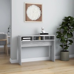 Table console Sonoma gris 105x30x80 cm Bois d'ingénierie 581474581474
