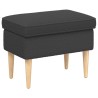 Pouf Gris foncé 55 x 35 x 41 cm Bouclé 581481581481