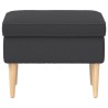Pouf Gris foncé 55 x 35 x 41 cm Bouclé 581481581481