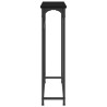 Table console Chêne noir 75 x 19,5 x 75 cm Bois d'ingénierie 581482581482