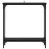 Table console Chêne noir 75 x 22,5 x 75 cm Bois d'ingénierie 581483581483