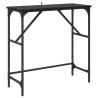 Table console Chêne noir 75 x 32 x 75 cm Bois d'ingénierie 581492581492