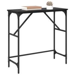 Table console Chêne noir 75 x 32 x 75 cm Bois d'ingénierie 581492581492