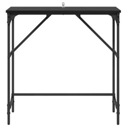Table console Chêne noir 75 x 32 x 75 cm Bois d'ingénierie 581492581492