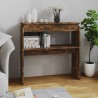 Table console Chêne fumé 80x30x80 cm Bois d'ingénierie 581495581495