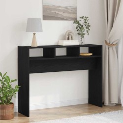 Table console Chêne noir 105 x 30 x 80 cm Bois d'ingénierie 581497581497