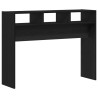 Table console Chêne noir 105 x 30 x 80 cm Bois d'ingénierie 581497581497