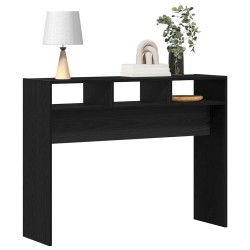 Table console Chêne noir 105 x 30 x 80 cm Bois d'ingénierie 581497581497