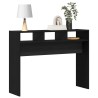 Table console Chêne noir 105 x 30 x 80 cm Bois d'ingénierie 581497581497