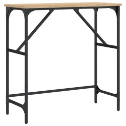 Table console chêne sonoma 75x32x75 cm bois d'ingénierie 581498581498