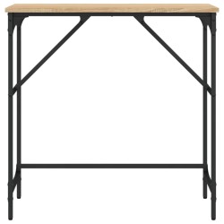 Table console chêne sonoma 75x32x75 cm bois d'ingénierie 581498581498