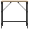 Table console chêne sonoma 75x32x75 cm bois d'ingénierie 581498581498