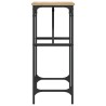 Table console chêne sonoma 75x32x75 cm bois d'ingénierie 581498581498