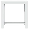 Table de bar blanc 102x50x103,5 cm bois d'ingénierie 581499581499