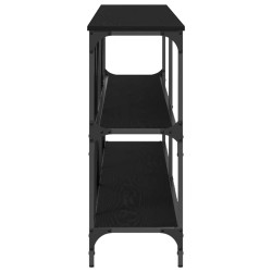 Table console Chêne noir 200 x 30 x 75 cm Bois d'ingénierie 581501581501