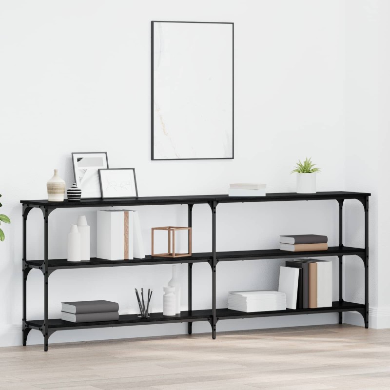 Table console Chêne noir 200 x 29 x 75 cm 581502581502