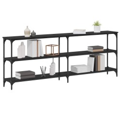 Table console Chêne noir 200 x 29 x 75 cm 581502581502