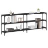 Table console Chêne noir 200 x 29 x 75 cm 581502581502
