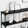 Table console Chêne noir 200 x 29 x 75 cm 581502581502