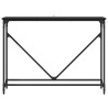 Table console Chêne noir 102 x 23 x 75 cm Bois d'ingénierie 581503581503